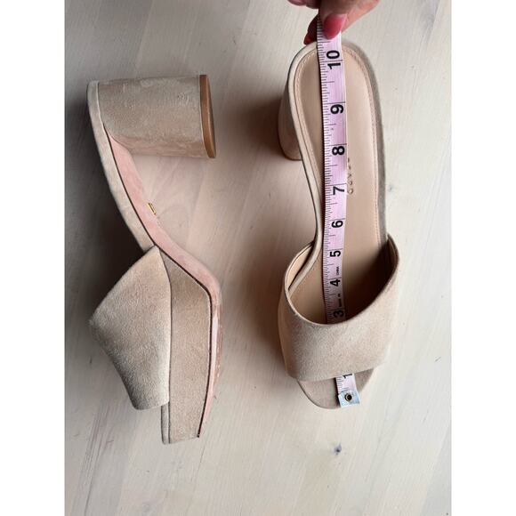 Veronica Beard Dali Platform color sand / neutral size 10 - Picture 4 of 11